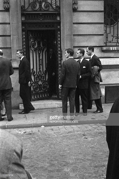 yves saint laurent at funeral|More.